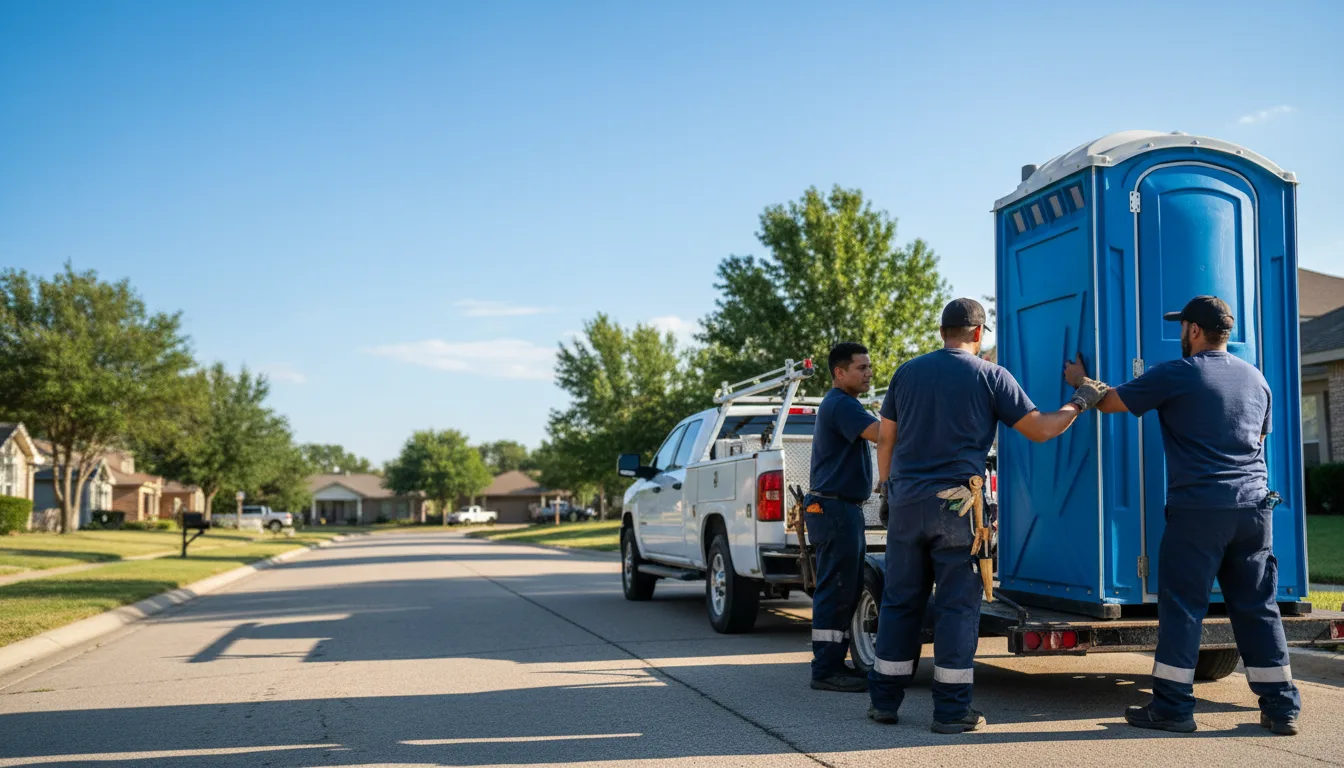 Portable Toilet Rental in Columbia, IA near me